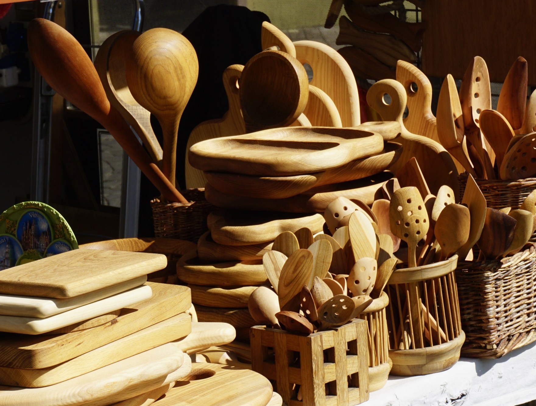 Lithuanian souvenirs - wooden carvings